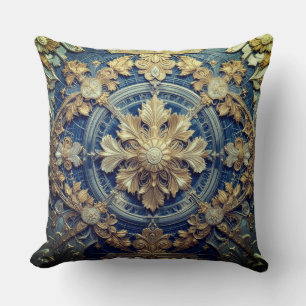 Imperial Blue Throw Cushion 51 x 51 cm Kudde