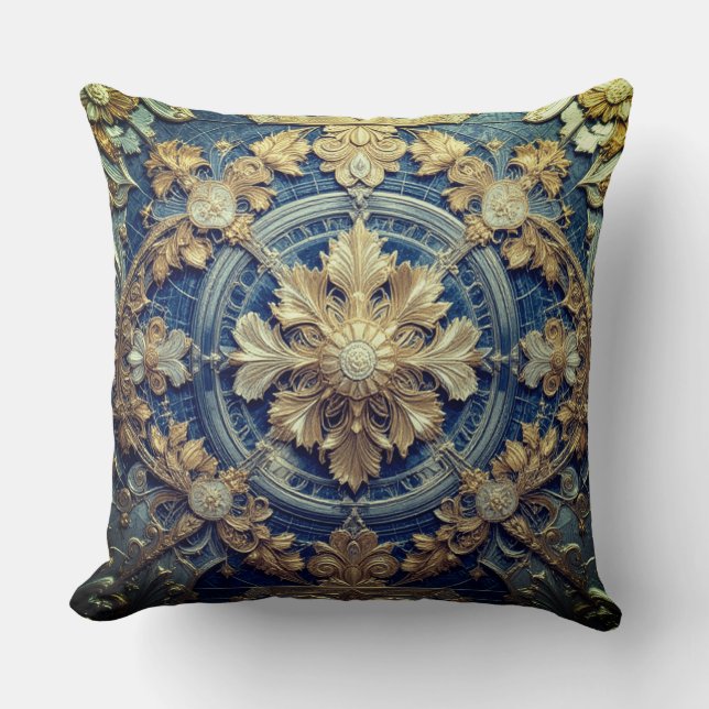 Imperial Blue Throw Cushion 51 x 51 cm Kudde (Framsida)