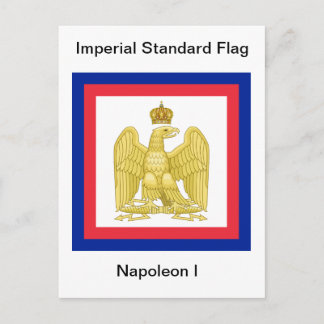 Imperial Flagga av Napoleon I vykort