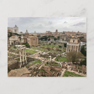 Imperial Forum Ancient Rom Postcard Vykort