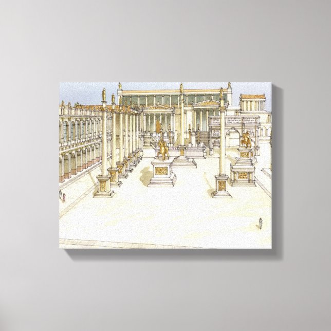 Imperial Forum. Rom Canvastryck (Framsida)