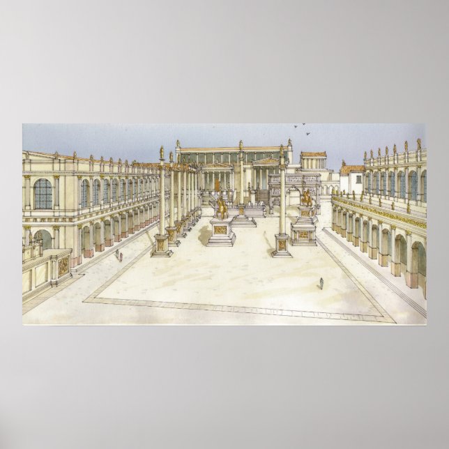 Imperial Forum. Rom Poster (Framsidan)