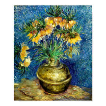 Imperial Fritillaries in Copper Vas-Van Gogh Art