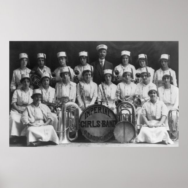 Imperial Girls Band: 1915 Poster (Framsidan)