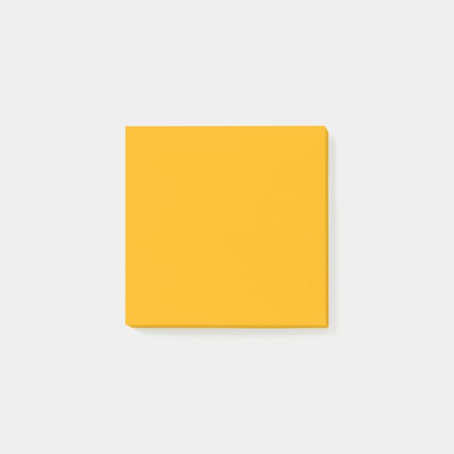 Imperial Gult Solid Färg Post-it Block (Framsida)