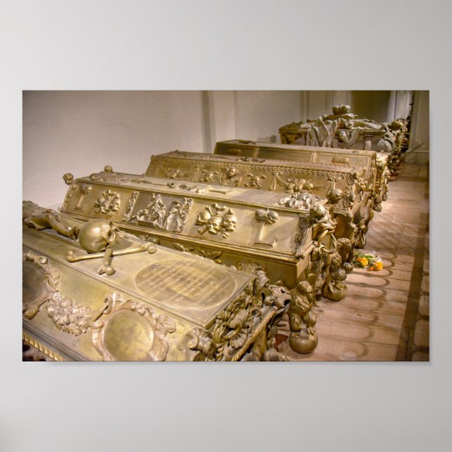 Imperial Habsburg Crypt, Wien, Österrike Poster (Framsidan)