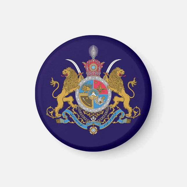 Imperial Jacka av Irans Arm (1925-1979) Magnet (Framsidan)