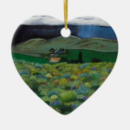 Imperial Lagrar Ranch Julgransprydnad Keramik