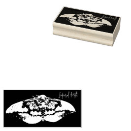Imperial Moth Rubber Frimärke Stämpel