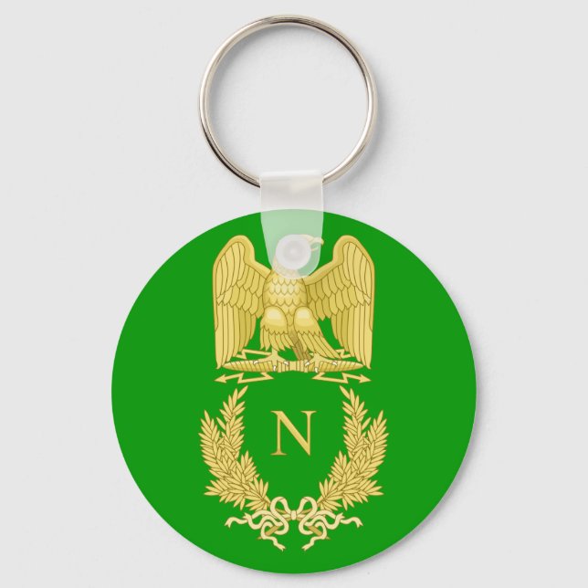 Imperial Napoleon I Keychain Emblem Nyckelring (Framsida)