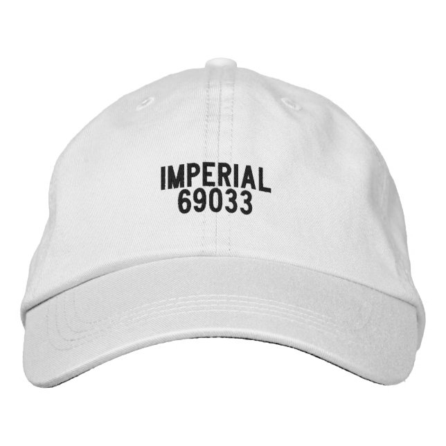 Imperial Nebraska-hatt Broderad Keps (Framsida)