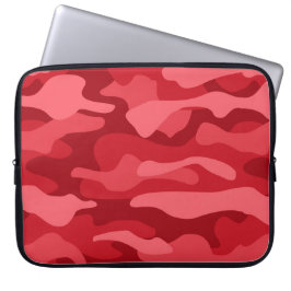 Imperial Red Monocolor Camo Laptop Fodral