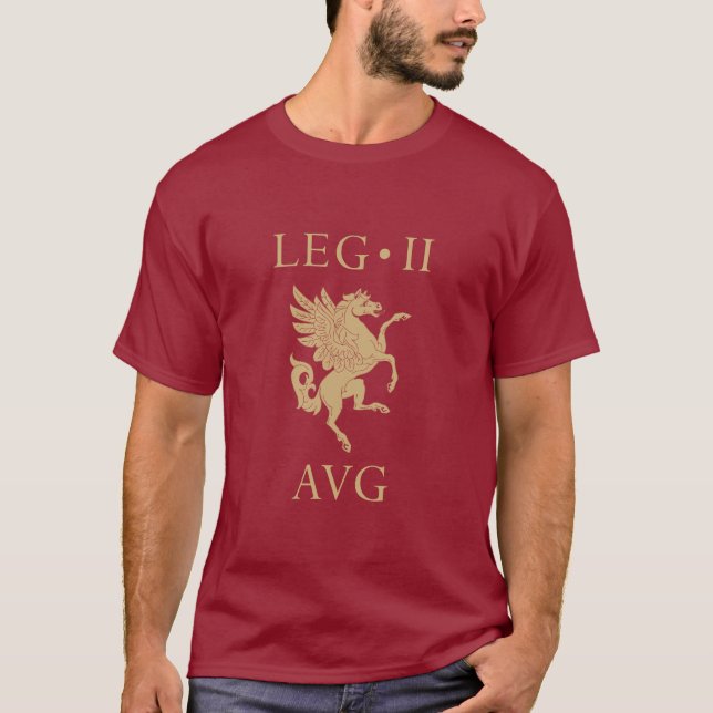 Imperial Roman Army - Legio II Augusta T Shirt (Framsida)