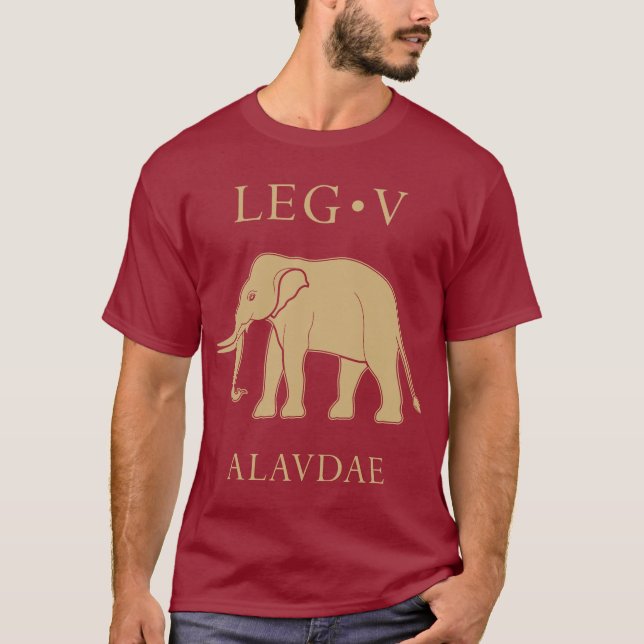 Imperial Roman Army - Legio V Alaudae T Shirt (Framsida)