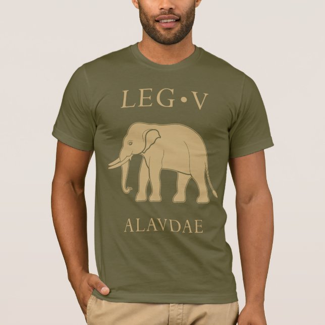 Imperial Roman Army - Legio V Alaudae T Shirt (Framsida)