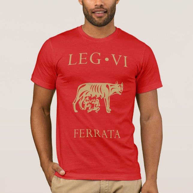 Imperial Roman Army - Legio VI Ferrata T Shirt (Framsida)