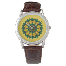 Imperial Solar Flower Mandala Luxury Keychain  Armbandsur