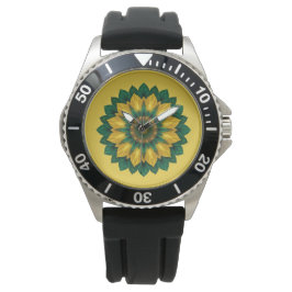 Imperial Solar Flower Mandala Luxury Keychain  Armbandsur