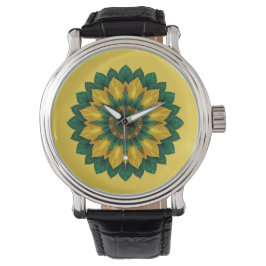 Imperial Solar Flower Mandala Luxury Keychain  Armbandsur