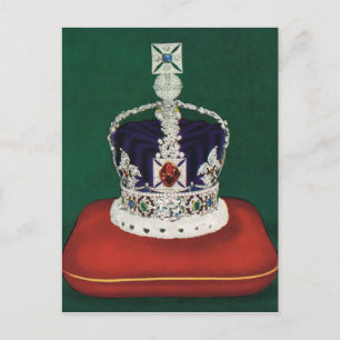 Imperial State Krona of England Vykort