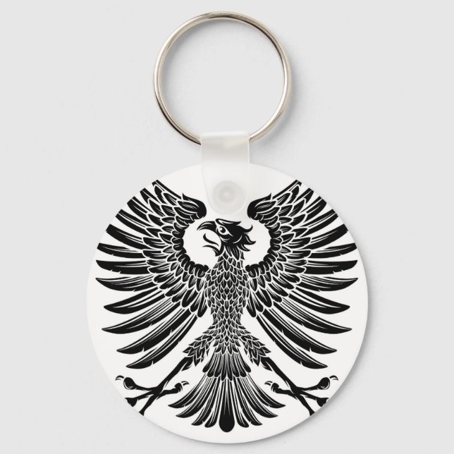 Imperial Stil Eagle Emblem Nyckelring (Framsida)