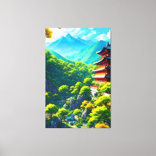 Imperial Tranquilitet: Naturens embrace Canvastryck (Framsida)