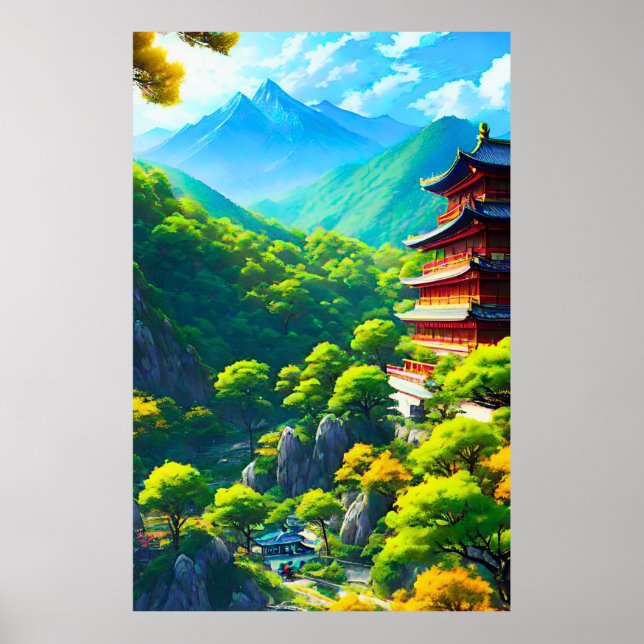 Imperial Tranquilitet: Naturens embrace Poster (Framsidan)