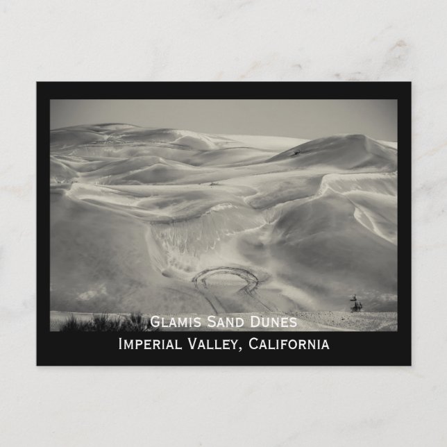 Imperial Valley för öken för Glamis Sanddyner foto Vykort (Framsida)