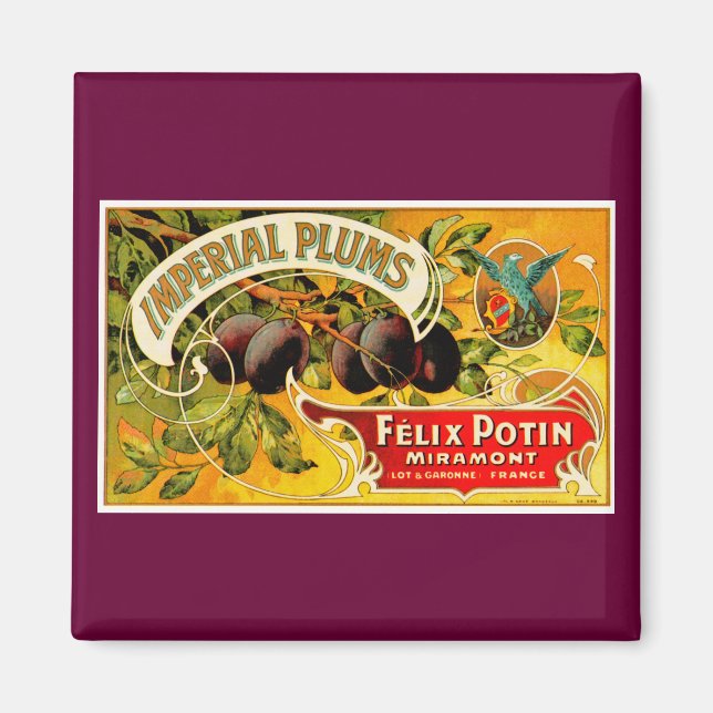 Imperiala plommon magnet (Framsidan)