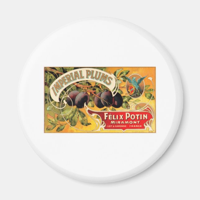 Imperiala plommon magnet (Framsidan)