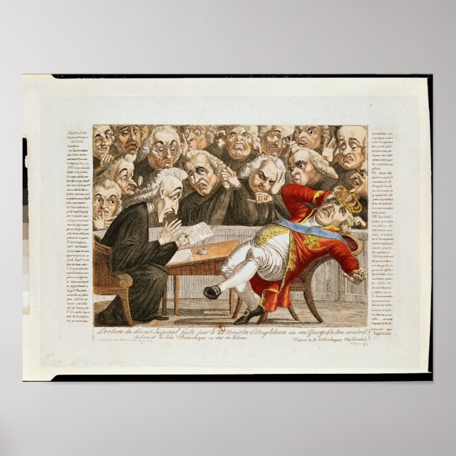 Imperialdekretet till George III Poster (Framsidan)