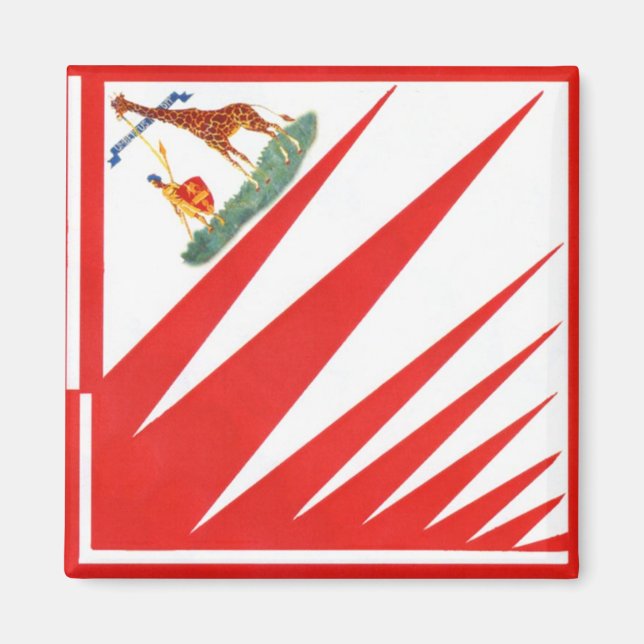 Imperiale Contrada della Giraffa - Giraffe Palio Magnet (Framsidan)