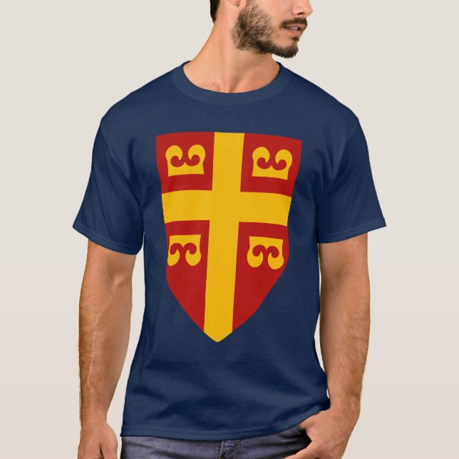 Imperialistisk flagga för Byzantine Tee (Framsida)