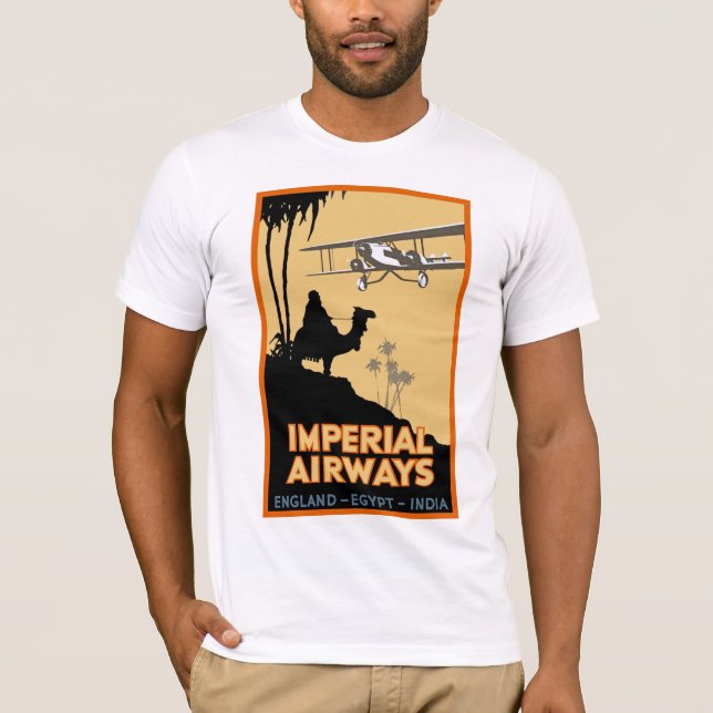 Imperialistisk flygbolag~ England - egypten - T Shirt (Framsida)