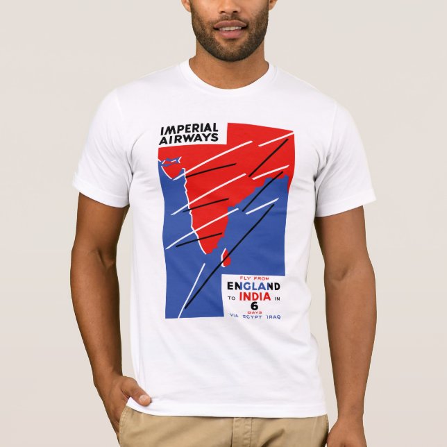 Imperialistisk flygbolag~ Indien Tee (Framsida)