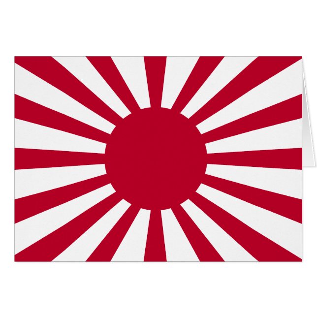 Imperialistisk japansk armé, Japan Hälsningskort (Framsidan Horizontal)
