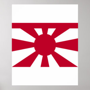 Imperialistisk japansk marin för standard vice poster