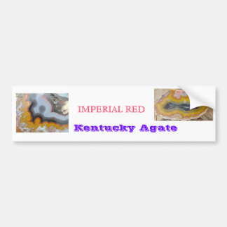 IMPERIALISTISK RÖD kentucky agateBILDEKAL Bildekal