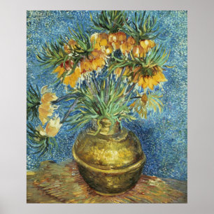 Imperialistiska Fritillaries för Vincent Van Gogh Poster