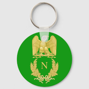 Imperialistiska Napoleon mig Keychain Emblem Nyckelring
