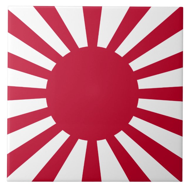 Imperiet Japans krigsflagga Kakelplatta (Framsidan)