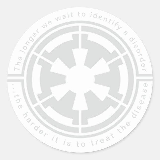 IMPERIRIELL SÄKERHETSBYRÅ RUNT KLISTERMÄRKE (Framsida)