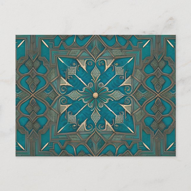 Imperturbability pattern vykort (Framsida)