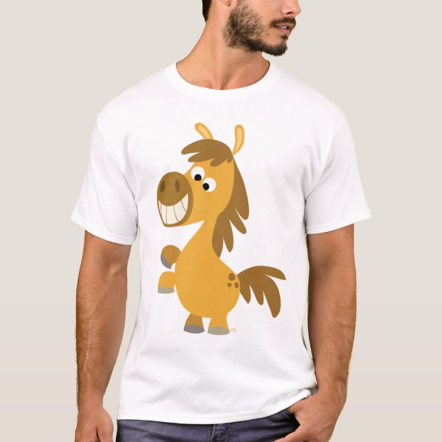 Impetuous Tecknad Pony Children T-shirt (Framsida)