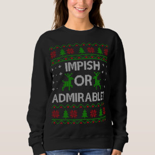 Impish eller Admiable Funny jul Ugly Sweater G T Shirt