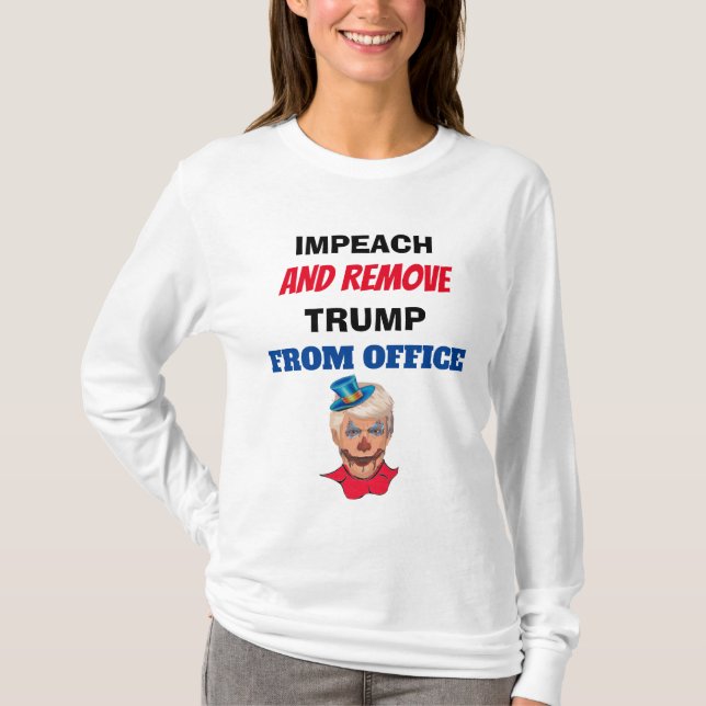 Implicera och ta bort trump från Office T Shirt (Framsida)