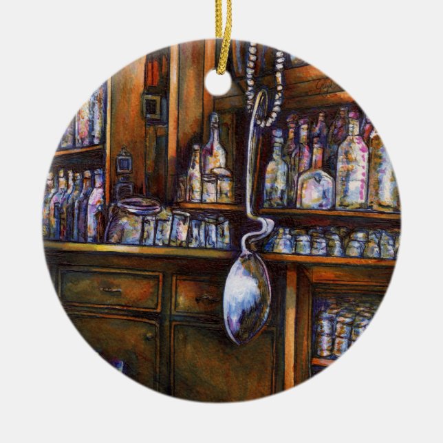 implicit tolkad julgransprydnad keramik (Framsidan)