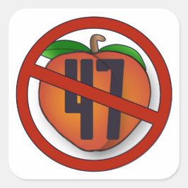 Implicit Trump-etikett Fyrkantigt Klistermärke