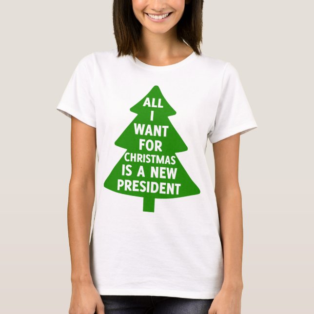 Implicit Trump vid jul T Shirt (Framsida)
