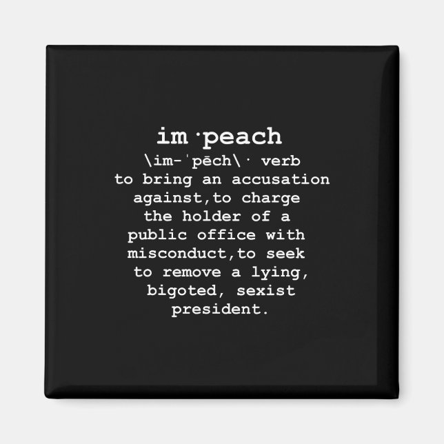 Implicit trumpdefinition Resist Dump Trump Trump Magnet (Framsidan)
